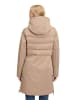 AMBER & JUNE Wintermantel taupe
