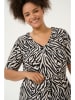 KAFFE curve Kleid "ivena" in Beige/ Braun