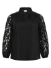 KAFFE curve Bluse "mynthia" in Schwarz