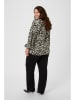 KAFFE curve Bluse "jamia" in Schwarz/ Beige