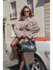 maison héritage PARIS Leder-Henkeltasche "MILIA VINTAGE" in Schwarz - (B)39 cm - (H)25 cm - (T)17 cm