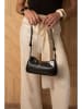 maison héritage PARIS Leder-Schultertasche "EZRA VINTAGE" in Schwarz - (B)25 cm - (H)11,5 cm - (T)6 cm