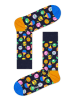 Happy Socks Skarpety (3 pary) w kolorze czarnym