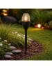Joybos Solarne lampy ogrodowe LED (6 szt.) w kolorze czarnym na trzonku - dł. 37 cm