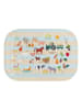 Overbeck and Friends Servierteller "My Little Farm" in Bunt - (B)20,5 x (H)14,5 cm
