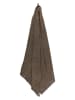 Rento Handtuch in Schwarz/ Beige - (L)90 x (B)180 cm