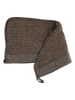 Rento Haardoek zwart/beige - (L)30 x (B)72 cm