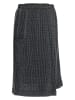 Rento Saunakilt in Schwarz/ Grau - (L)70 x (B)145 cm