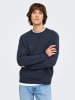 ONLY & SONS Trui "Villas" donkerblauw