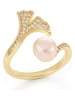 L'Atelier de Gaia Vergold. Ring mit Perle und Edelsteinen