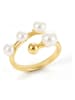 L'Atelier de Gaia Vergold. Ring mit Perlen