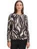 BETTY & CO Swatshirt in Beige/ Schwarz