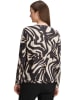 BETTY & CO Swatshirt in Beige/ Schwarz