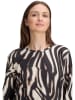 BETTY & CO Bluza w kolorze beżowo-czarnym