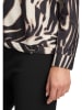 BETTY & CO Bluza w kolorze beżowo-czarnym