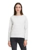 BETTY & CO Swatshirt in Weiß/ Grau