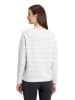 BETTY & CO Swatshirt in Weiß/ Grau