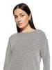 BETTY & CO Longsleeve in Weiß/ Schwarz