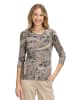 Betty Barclay Longsleeve in Grau/ Beige