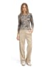 Betty Barclay Longsleeve in Grau/ Beige