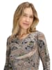 Betty Barclay Longsleeve in Grau/ Beige