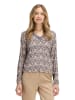 Betty Barclay Longsleeve in Grau/ Beige