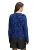 BETTY & CO Pullover in Blau/ Schwarz
