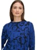 BETTY & CO Pullover in Blau/ Schwarz