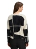 BETTY & CO Sweter w kolorze czarno-kremowym