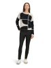 BETTY & CO Sweter w kolorze czarno-kremowym