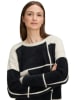 BETTY & CO Sweter w kolorze czarno-kremowym
