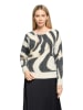BETTY & CO Sweter w kolorze kremowo-antracytowym