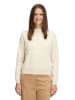 BETTY & CO Sweter w kolorze kremowym