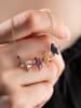 Lodie Silver Rosévergulde ketting met sierelementen