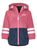 Playshoes 3in1-Regenjacke in Pink/ Dunkelblau