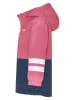 Playshoes 3in1-Regenjacke in Pink/ Dunkelblau