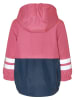 Playshoes 3in1-Regenjacke in Pink/ Dunkelblau
