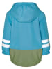 Playshoes Regenjacke in Hellblau/ Grün