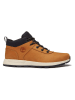 Timberland Leder-Boots in Hellbraun