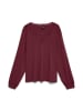 Vero Moda Bluse in Bordeaux