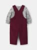 carter's 2-delige outfit bordeaux/grijs