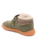 bisgaard Skórzane buty barefoot "Lucas" w kolorze khaki