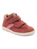 bisgaard Skórzane buty barefoot "Ashton" w kolorze czerwonym