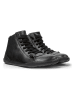 Camper Leren boots zwart
