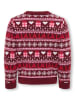 KIDS ONLY Pullover "Xmas" in Bordeaux
