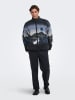 ONLY & SONS Fleece vest "Adam" blauw/antraciet