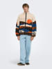 ONLY & SONS Fleece vest "Adam" beige/blauw