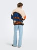 ONLY & SONS Fleece vest "Adam" beige/blauw