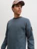 Jack & Jones Sweatshirt in Blau/ Grau