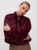 Vero Moda Teddyjacke in Bordeaux